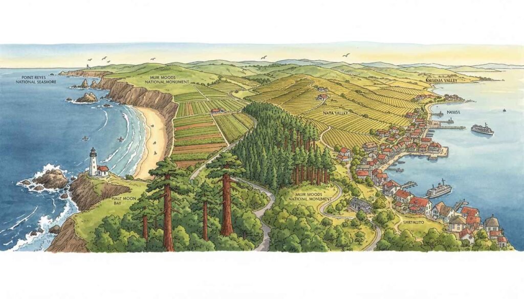 nearby places to visit in san francisco