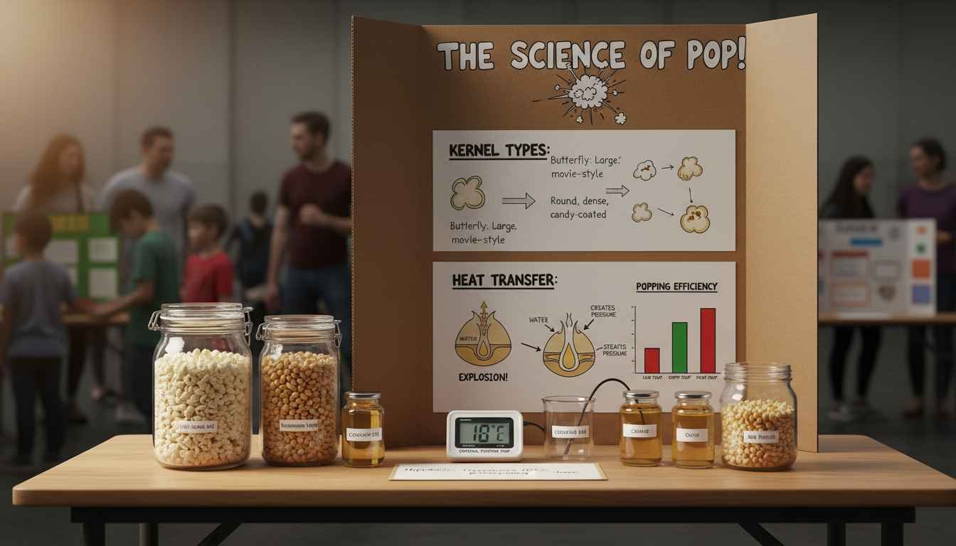hypothesis popcorn science fair project