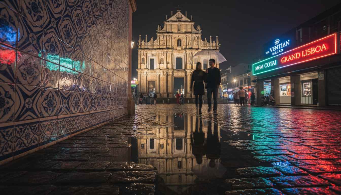 places to visit in macau at night